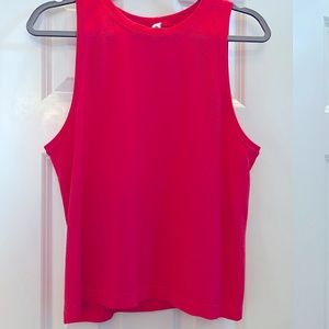 Lululemon Train to Be tank Size 10 Coral Color